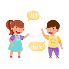 say hello